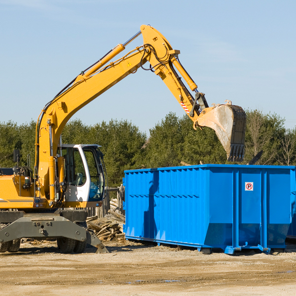 can i rent a residential dumpster for a construction project in Rexford KS